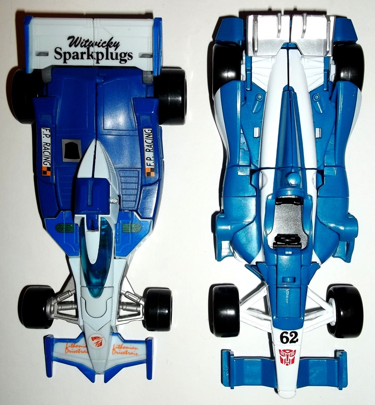 F1 Car Simplify Transform】Transformers G1 Series Third party custom Mirage  DX9 D03 Car Robot Toys 